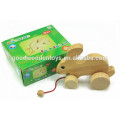 Style nouveau jouets en bois naturel jouets OEM intelligent cadeaux drôles jouets lapin en bois pour enfants EZ5129